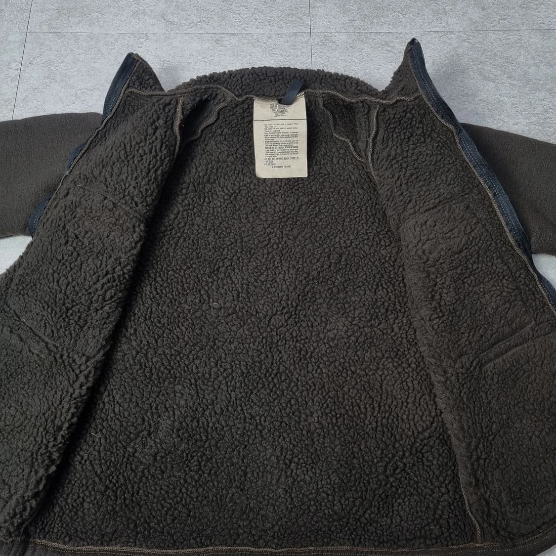 오리지널 밀리터리 미군 베어자켓 후리스 M 상품이미지6