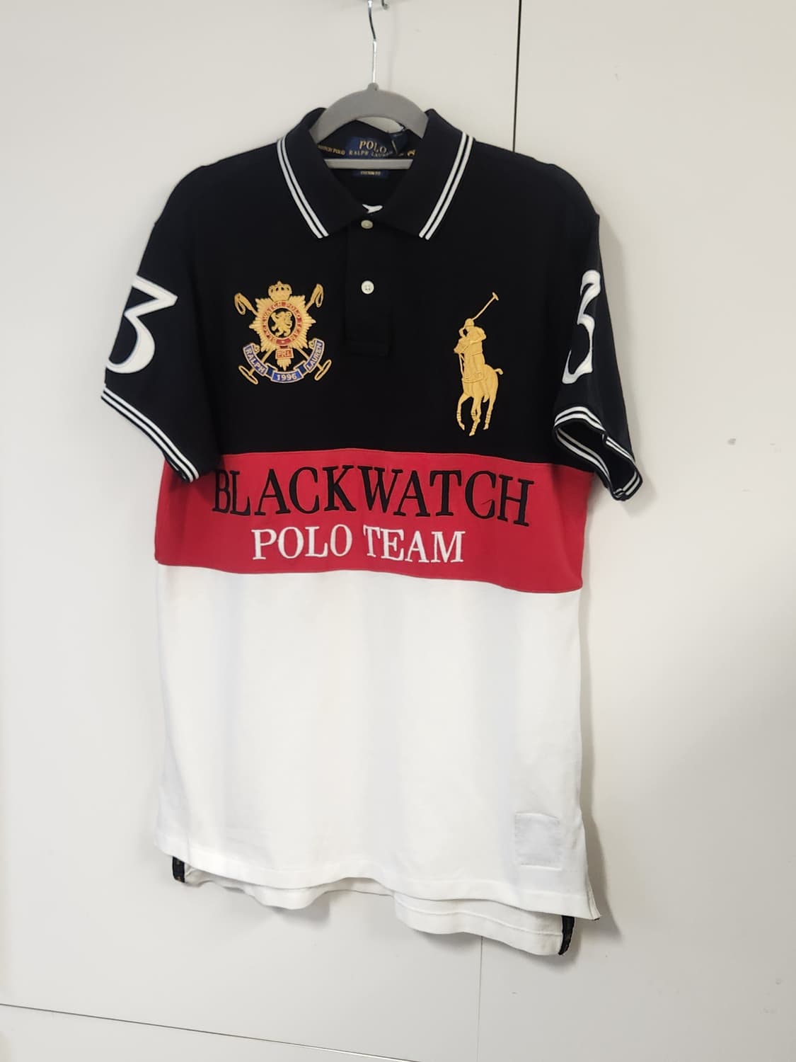 폴로 새상품 블랙워치 폴로팀 반팔티 M 상품이미지1