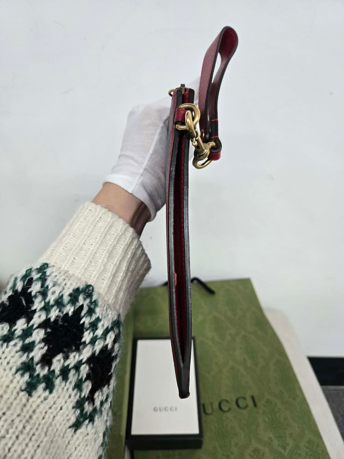 [보증서 정품] 구찌 킹스네이크 한정 클러치백 상품이미지2