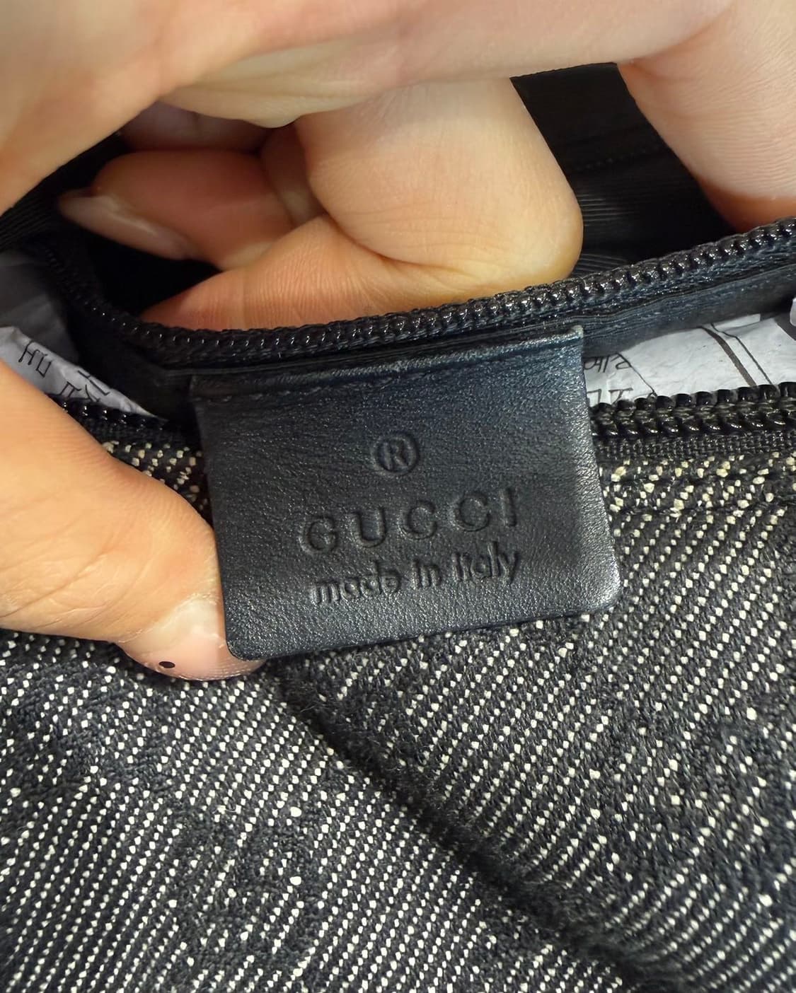 구찌 블랙 캔버스 GG 숄더백  상품이미지9