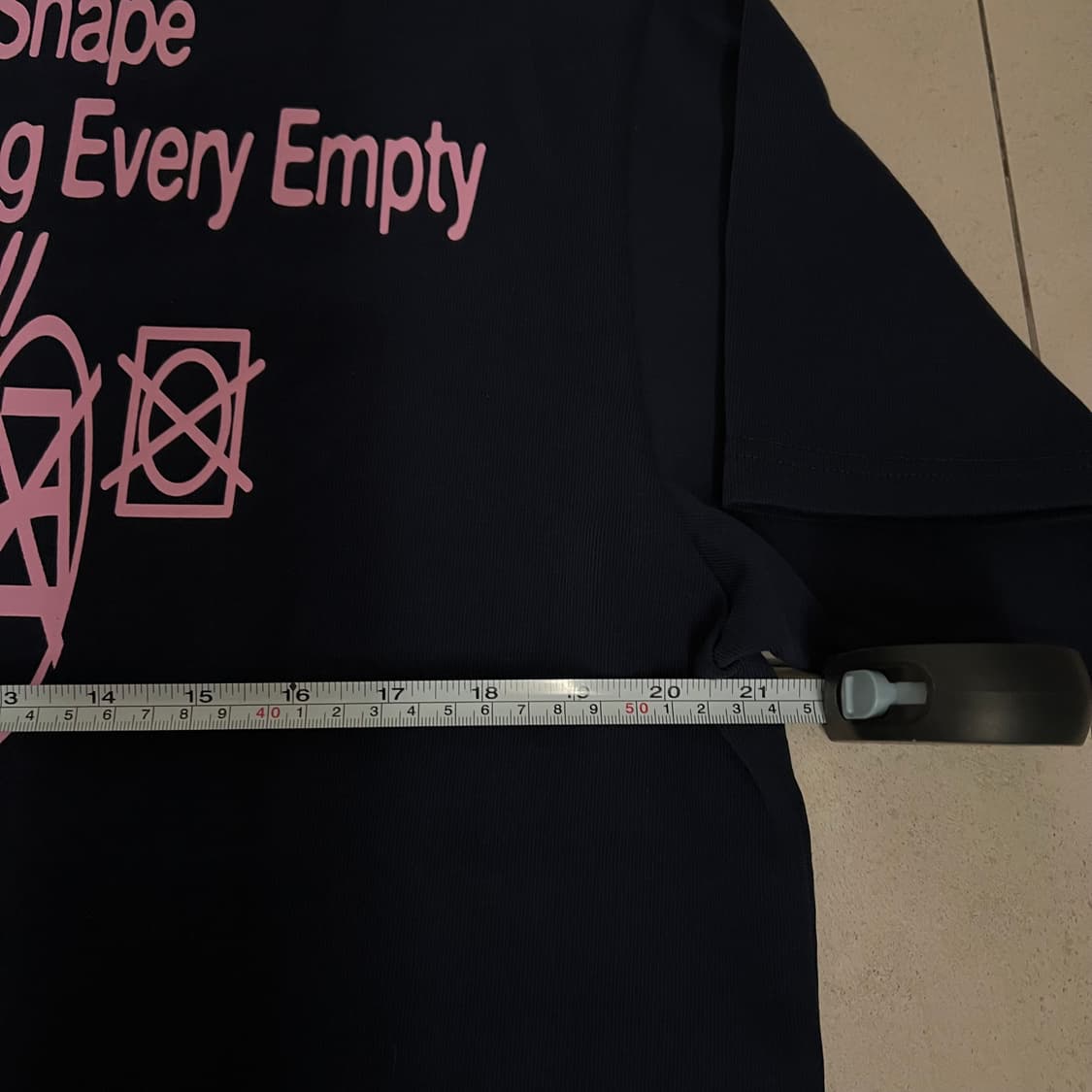 HWF.Edition 프린팅 티셔츠 네이비 (howful 하우풀 스튜디오 상품이미지9