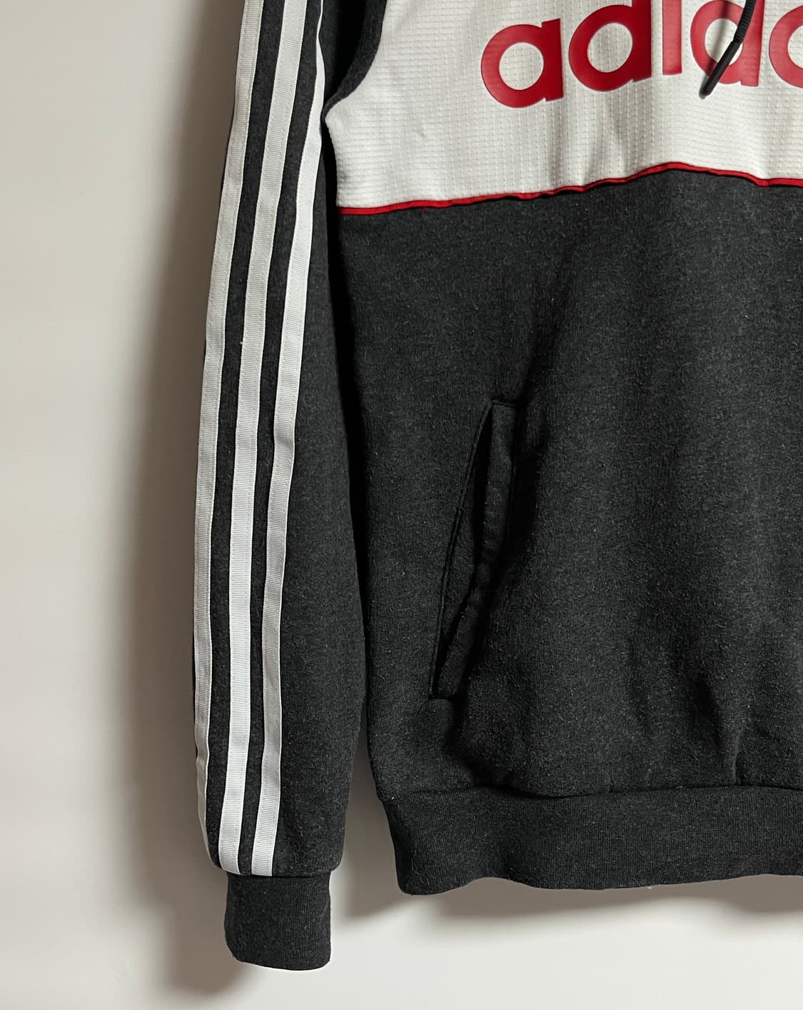 공용 아디다스 오버핏 후드 티셔츠 후드티 XS 상품이미지3