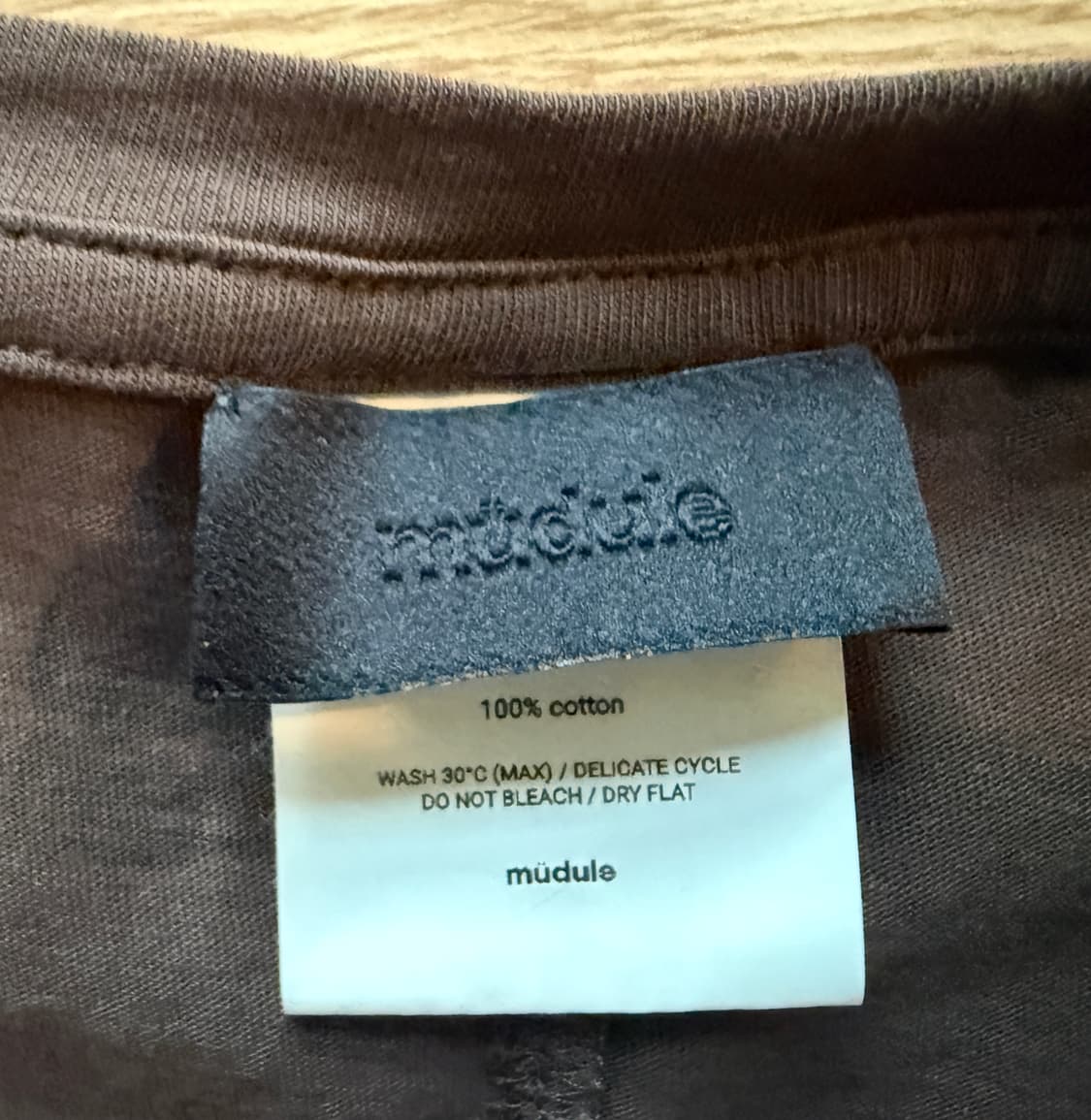 3) mudule 머듈 semi longsleeve 브라운 상품이미지4