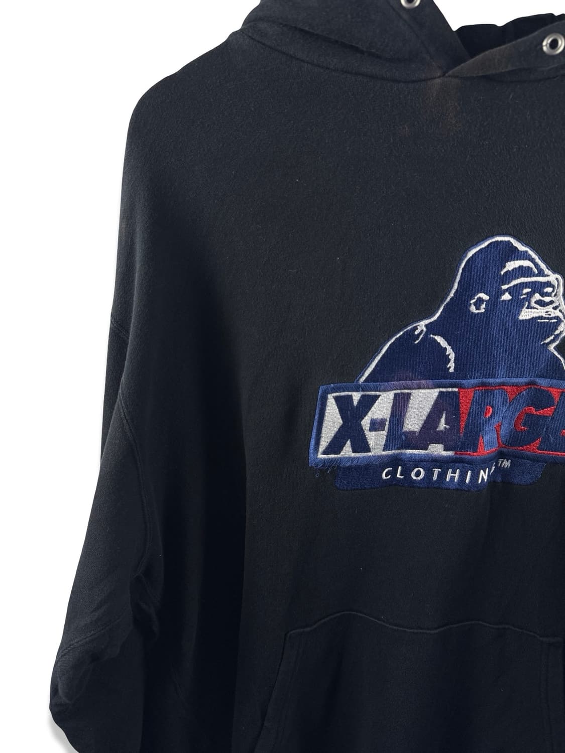 엑스라지 빅로고 블랙 후드티2275 상품이미지4