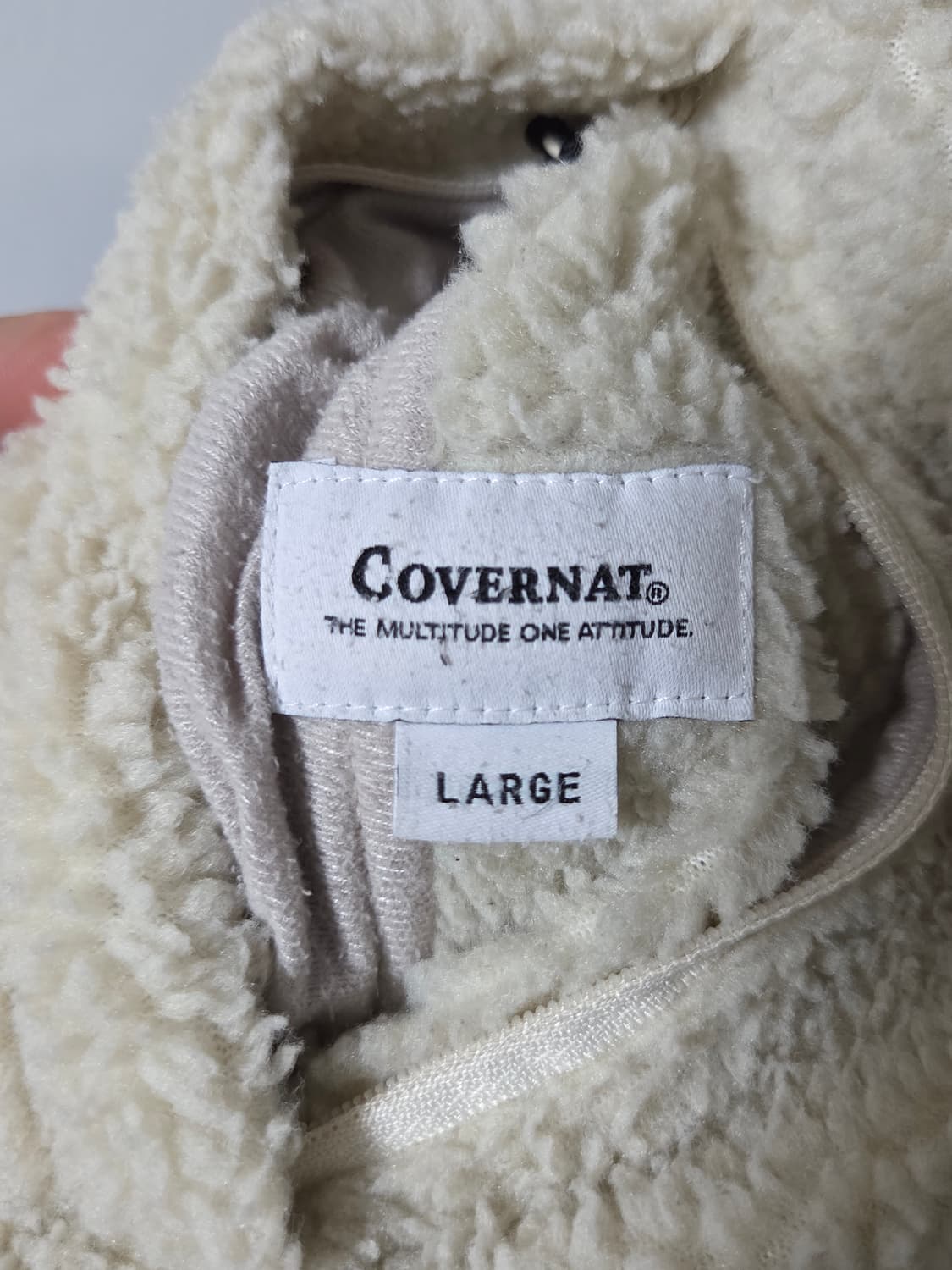 [커버낫] 빅로고 리버시블 플리스 자켓 | 00020 상품이미지5