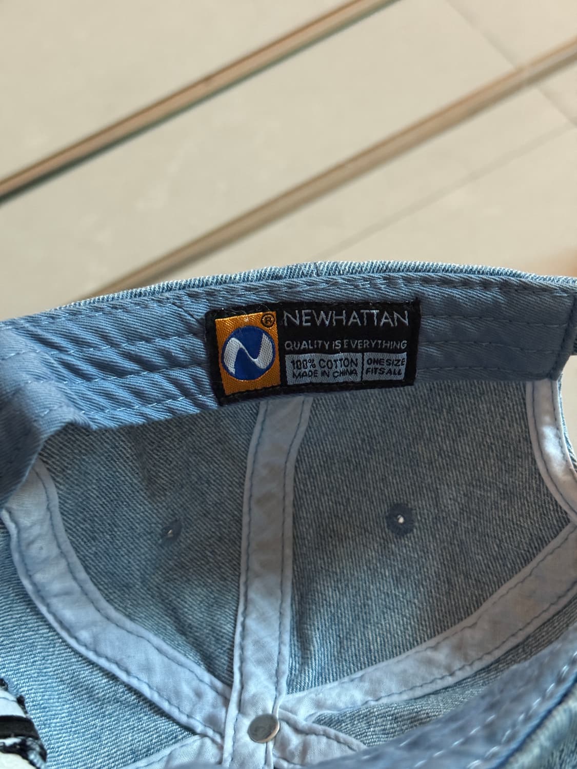 (Calvin Klein) 캘빈 클라인 데님 볼캡 상품이미지3