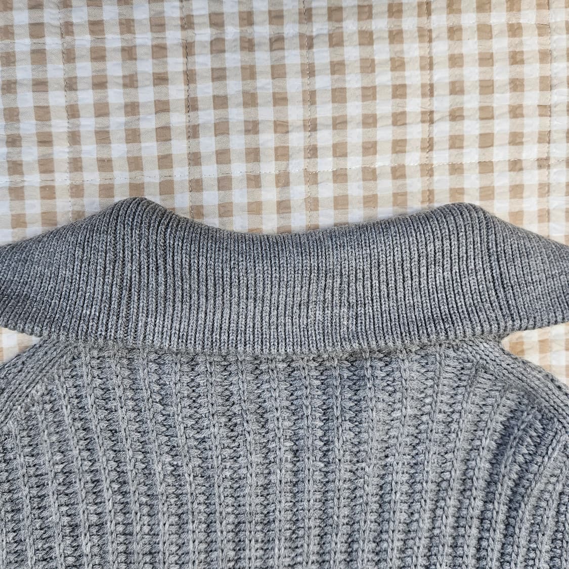 자라 반집업 니트 스웨터 남자100 상품이미지5