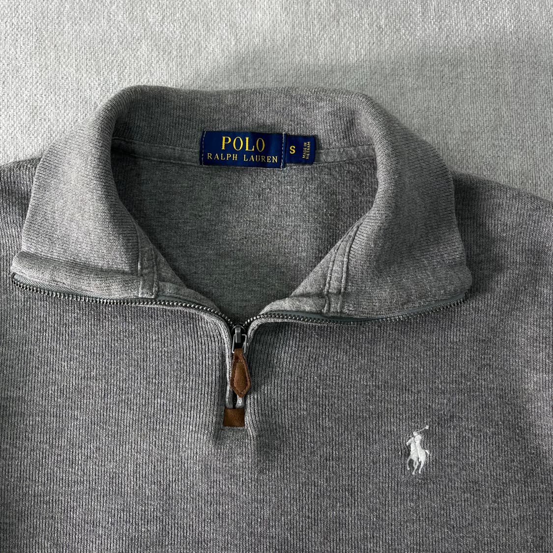 95 폴로랄프로렌 반집업 코튼 니트 상품이미지2