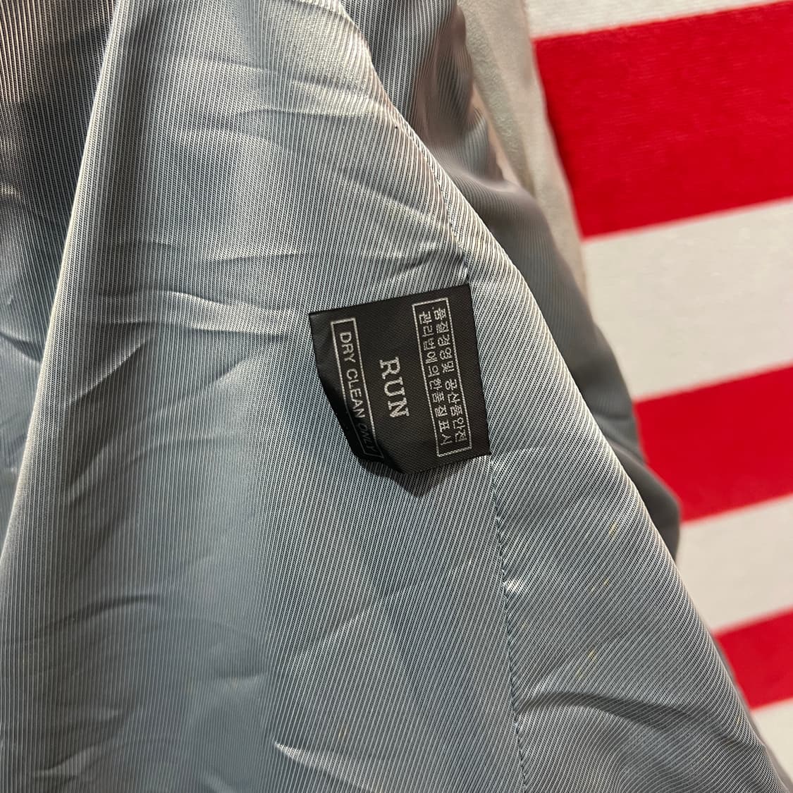 Run 화이트 스웨이드 자켓 상품이미지4