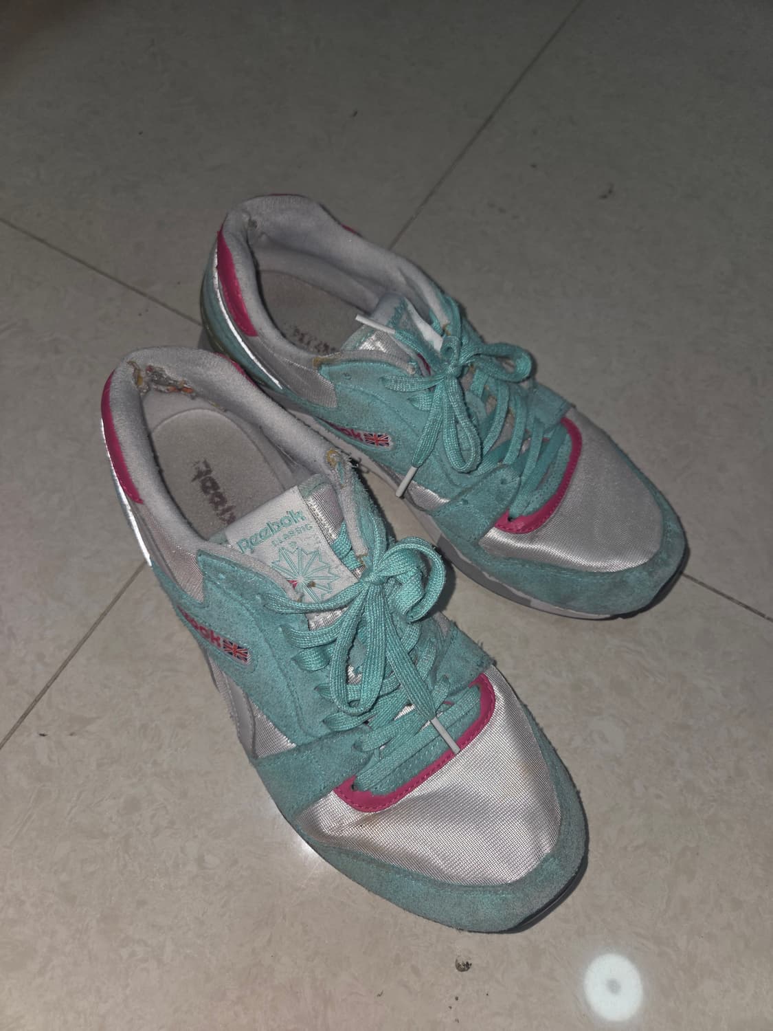 (상태 하)Reebok GL6000 민트컬러 상품이미지3