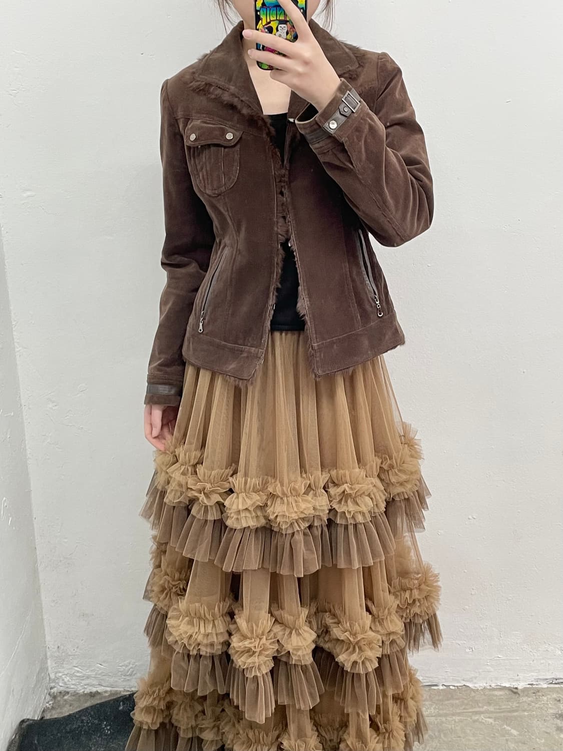 브라운 코듀로이 포켓 자켓 상품이미지4