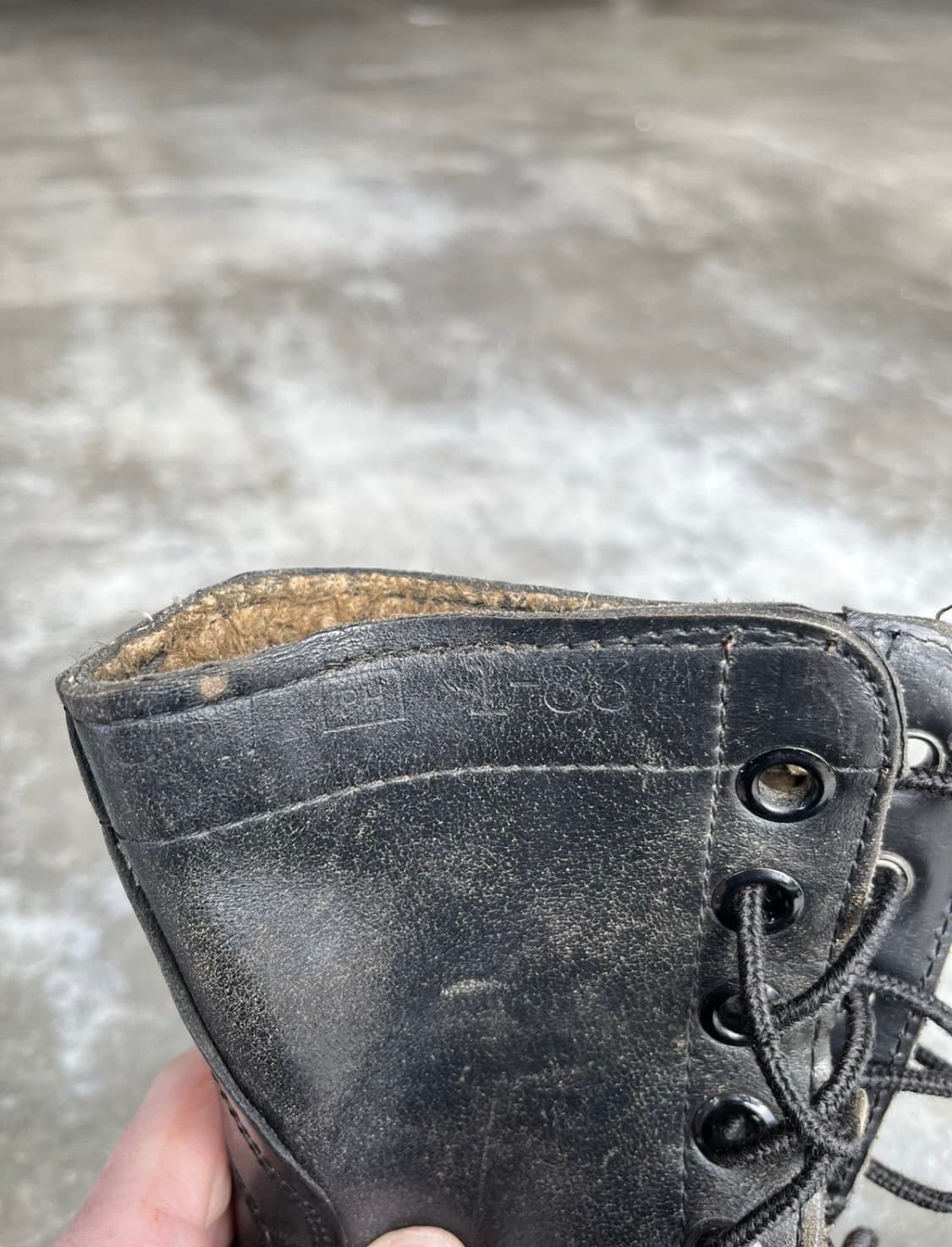 80’s 빈티지 밀리터리 컴뱃 부츠 상품이미지6