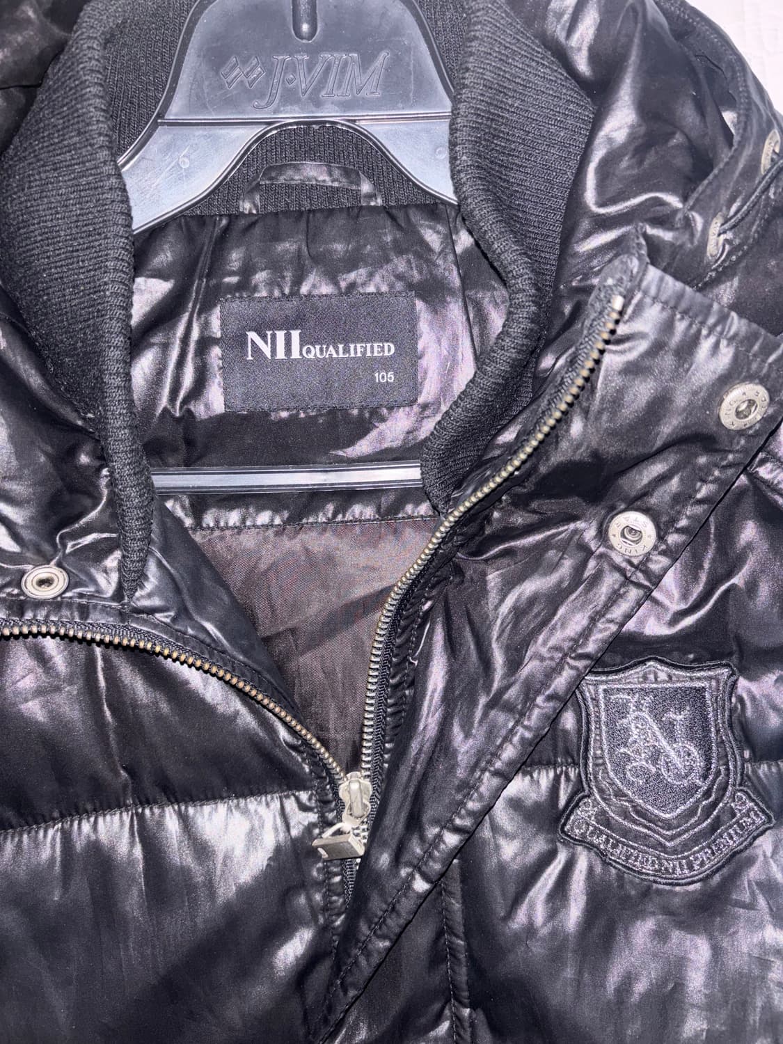 [NII QUALIFIED] 빈티지 니 유광 패딩 베스트 XL 상품이미지5