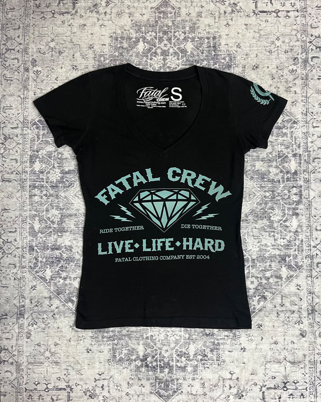 Rock Punk Fatal Crew Slim Fit T-shirts 상품이미지3