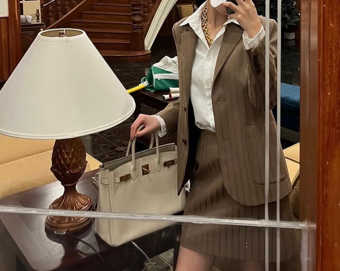 새상품 윈느누이파르페 울 자켓 상품이미지2