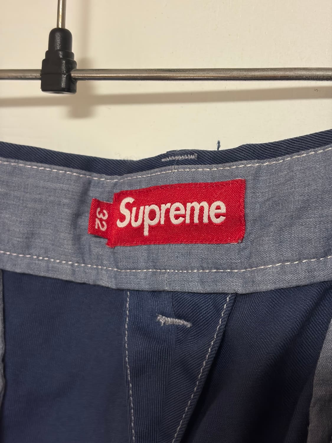 슈프림 핀업걸 치노팬츠 워시드 네이비 상품이미지3