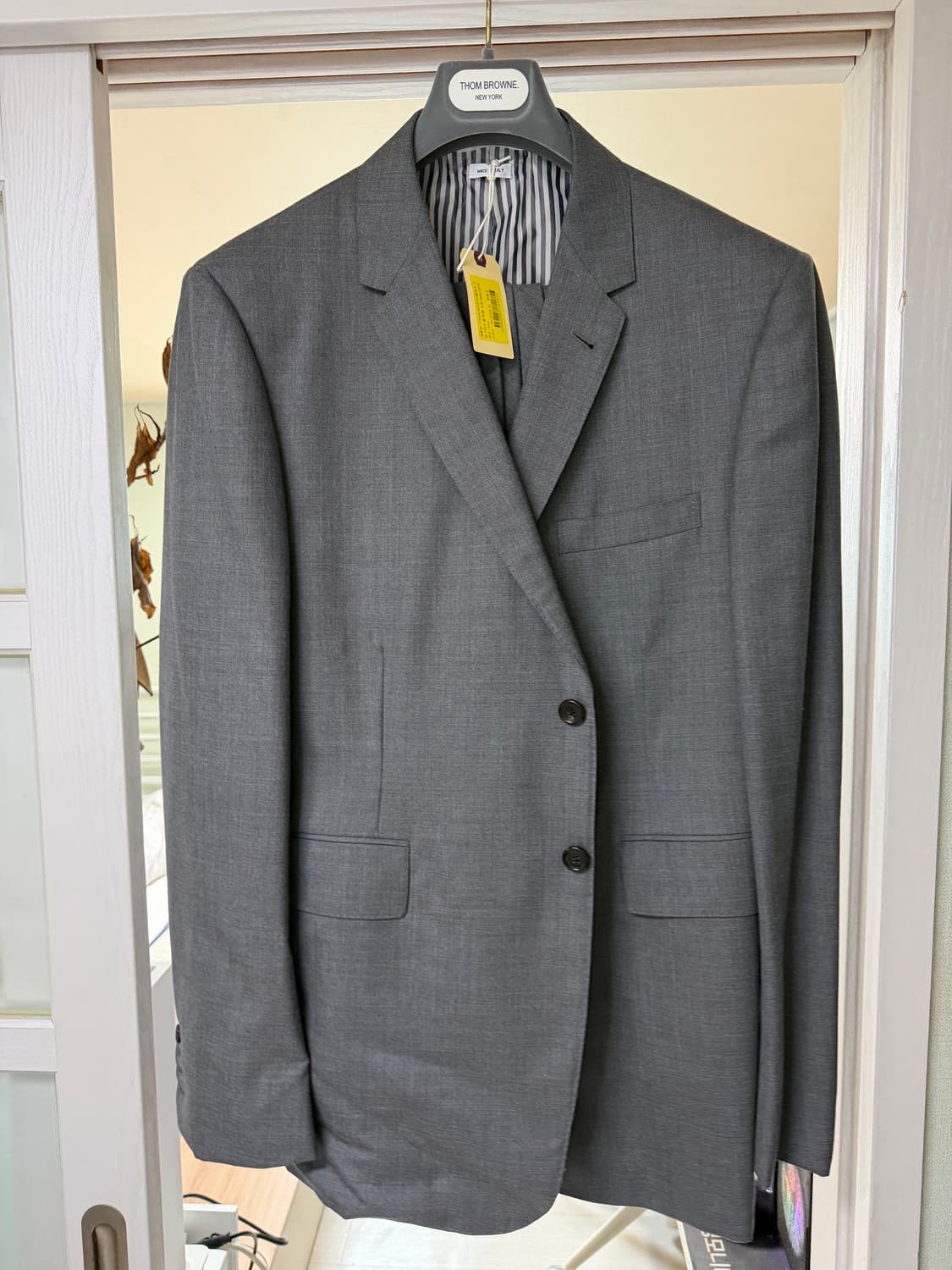 [3,4,5] 톰브라운 클래식 수트 미드그레이 차콜 ,로우라이즈 슬랙스 상품이미지1
