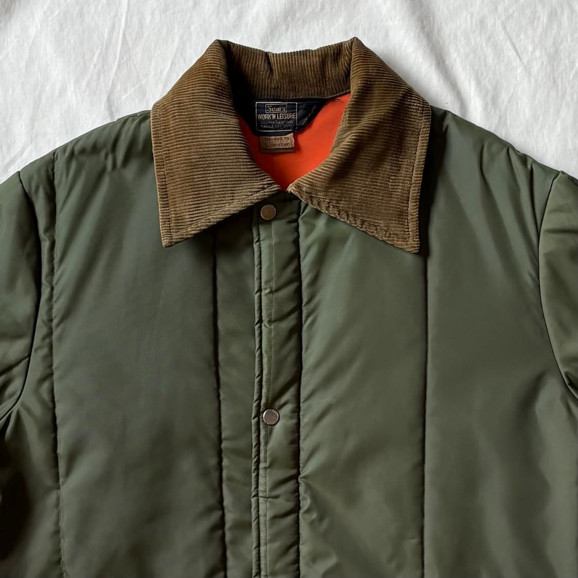 [L42-44] 60s USA Sears OG 헌팅 자켓 상품이미지2