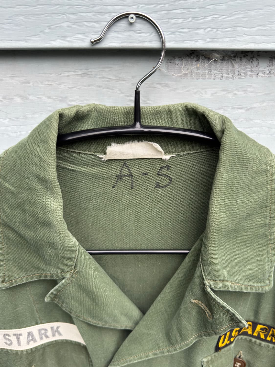 빈티지 US Army OG-107 유틸리티 셔츠 상품이미지3