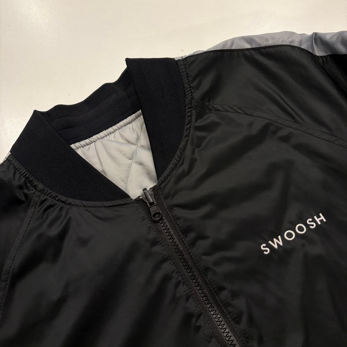[M] 나이키  리버시블 스우시 블랙 봄버 자켓 B963 상품이미지5