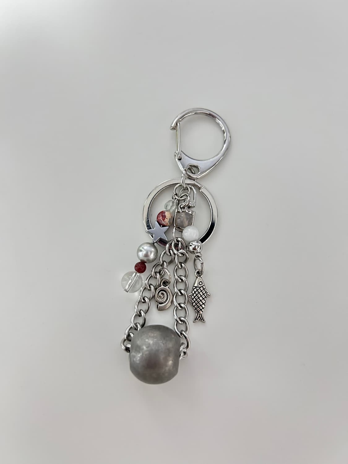 Silver fossil keyring  상품이미지2