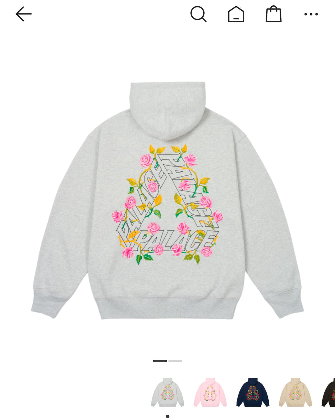 [xl]팔라스 로즈 후드 그레이 말 상품이미지1