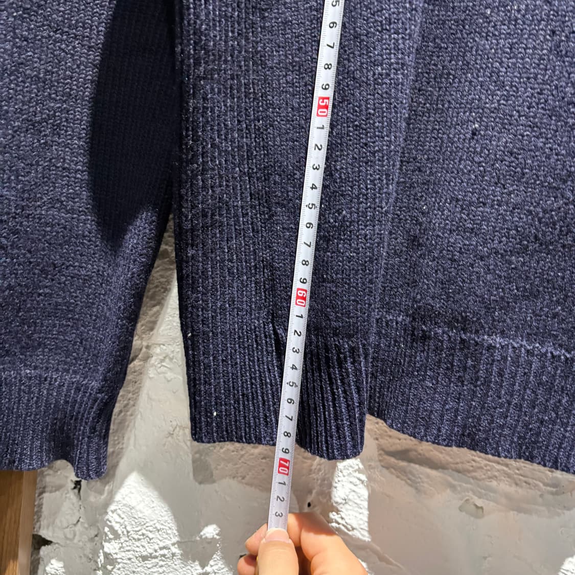 폴로 빈티지 니트 반집업 상품이미지5