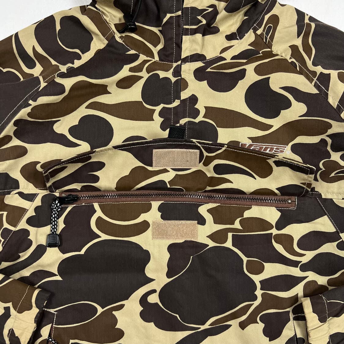 90s 반스 vans 덕 카모패턴 풀오버 아노락 자켓 상품이미지3