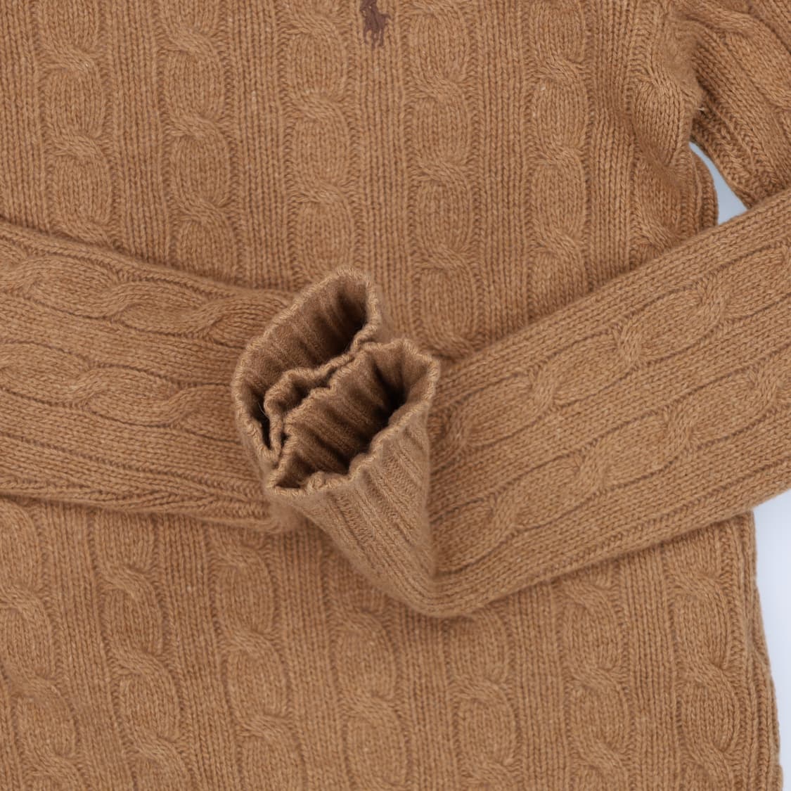 [S] 폴로 랄프로렌 슬림핏 캐시미어 혼방 케이블 니트 3818 상품이미지4