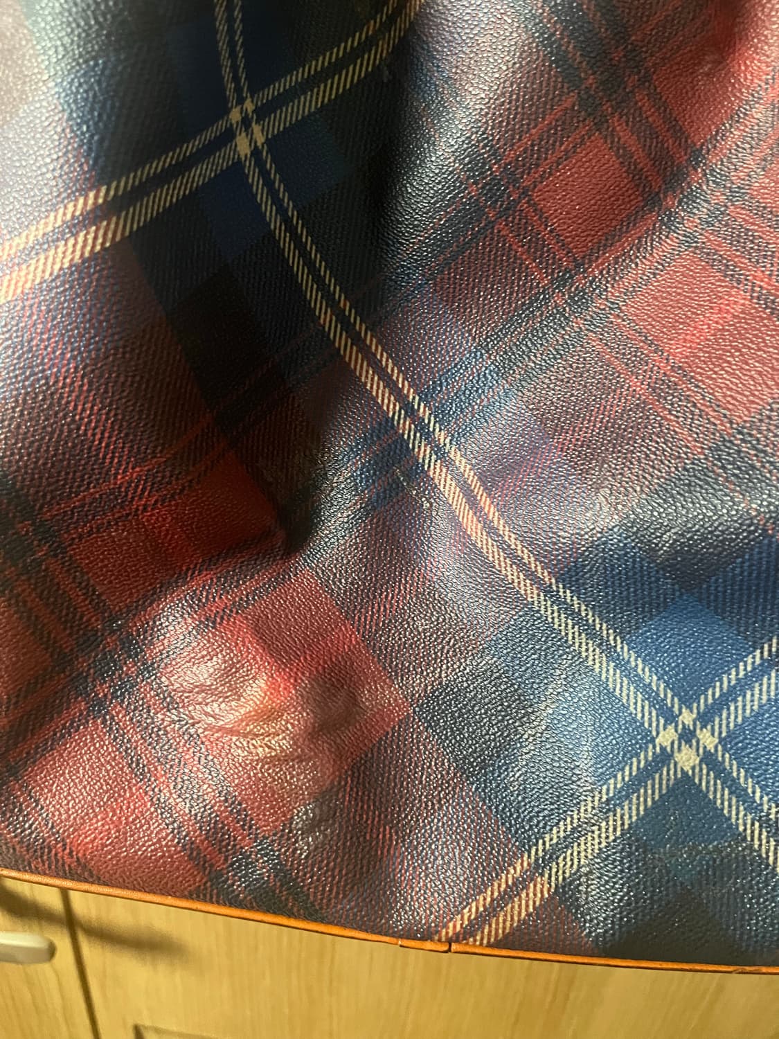 비비안웨스트우드 타탄체크 숄더백 상품이미지3