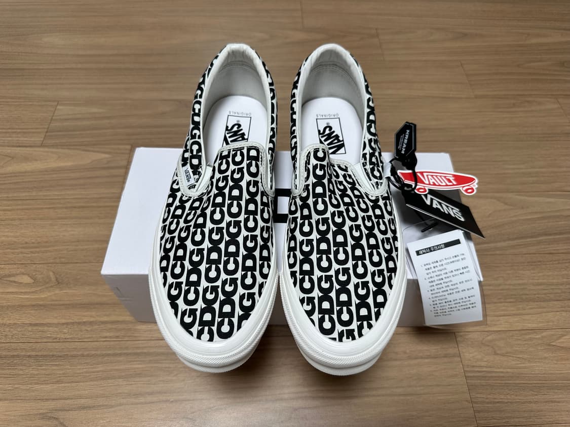반스 볼트 꼼데 CDG 슬립온 LX 화이트 280 상품이미지2
