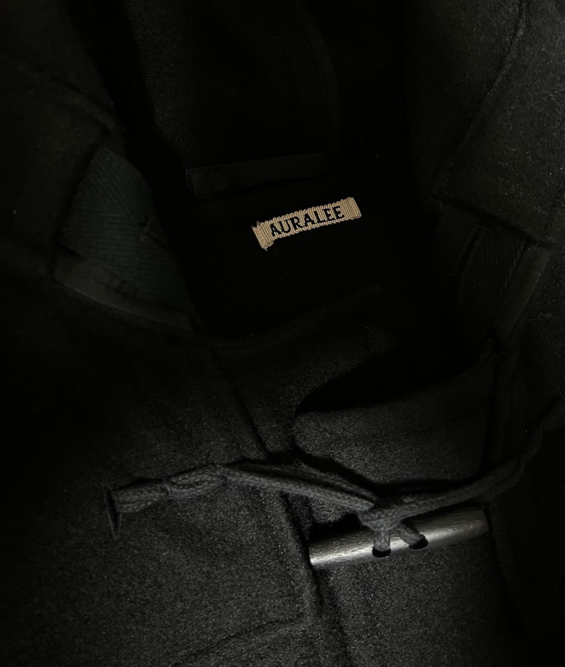 오라리 더플코트 블랙 3 상품이미지2