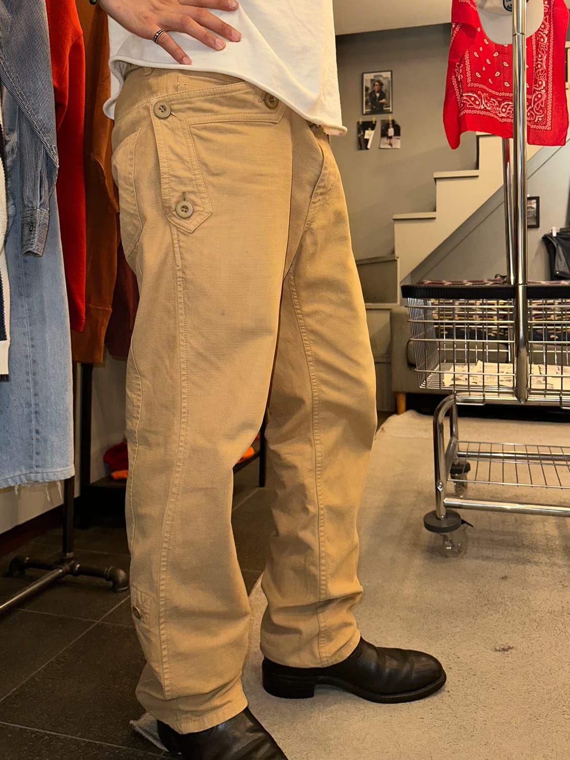 Final Home pocket button cotton pants 상품이미지3