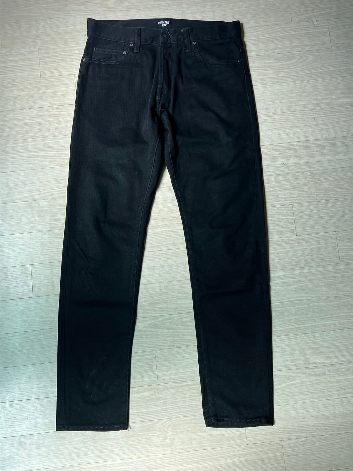 칼하트 블랙 데님 팬츠 상품이미지2