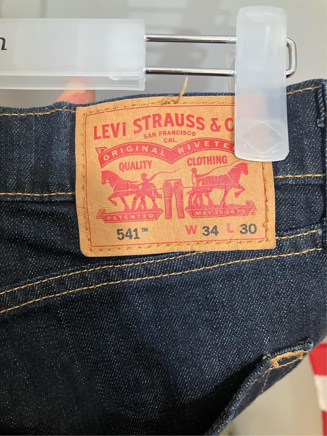 LEVIS 리바이스 541 인디고데님 팬트 W34 L30 상품이미지3