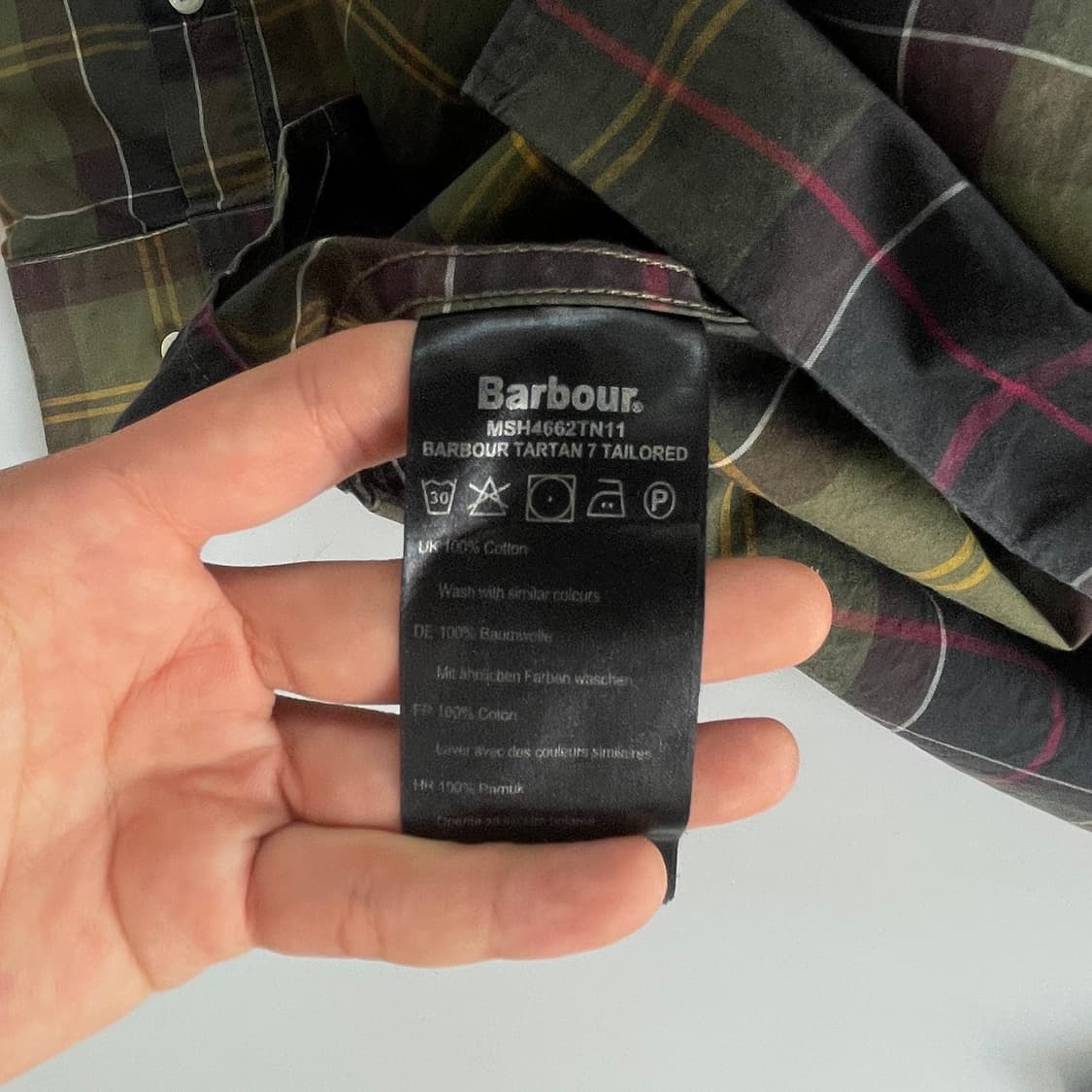 Barbour 바버 킵포드 테일러드 셔츠 상품이미지5