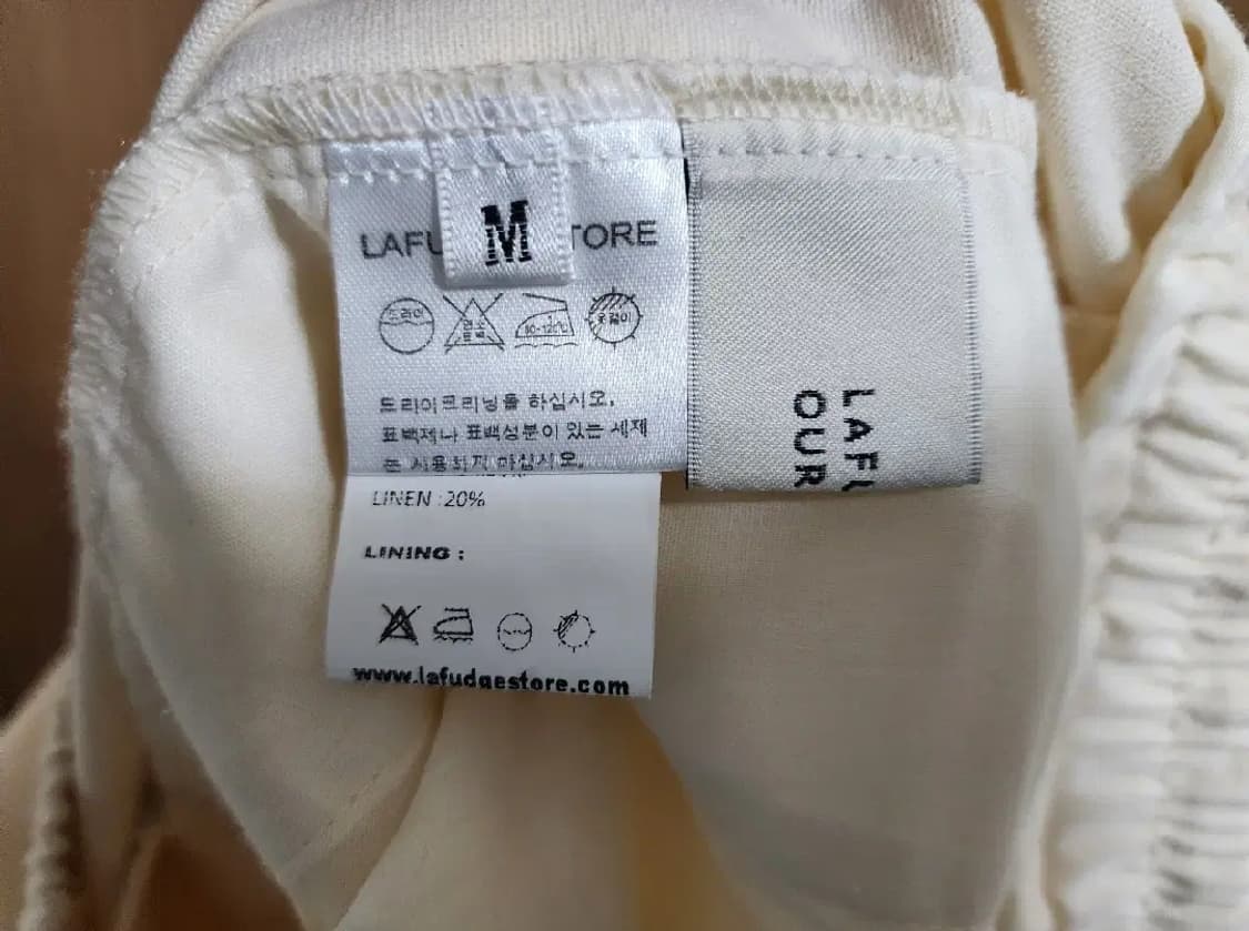 (M)라퍼지스토어 린넨 혼방 원턱 와이드 밴딩 팬츠 상품이미지4