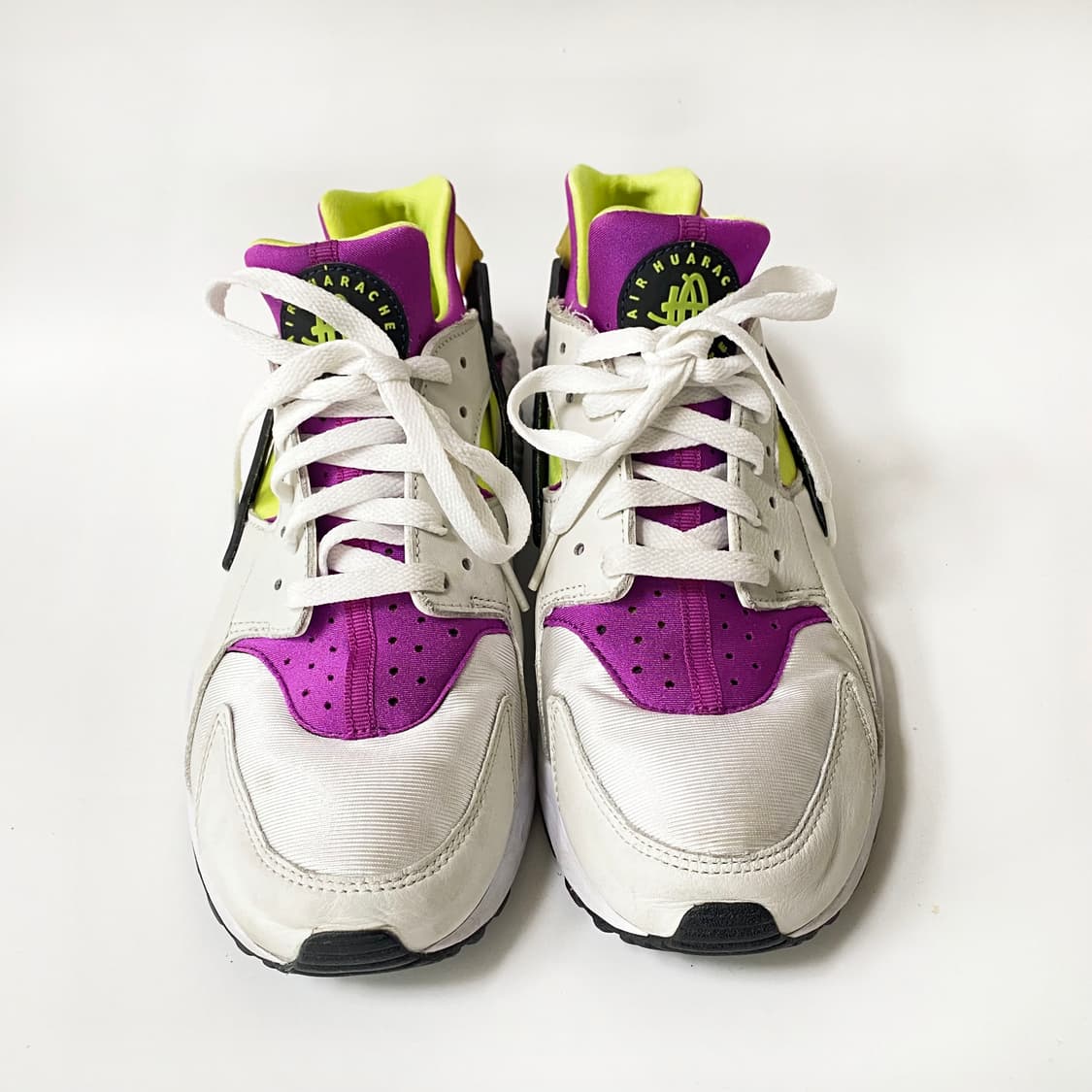 나이키 에어 훠라치 네온 옐로우 마젠타 운동화 270 상품이미지2