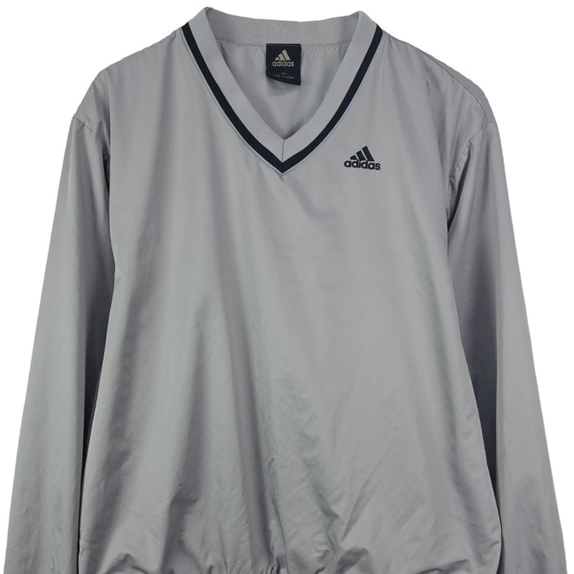 [아디다스] 로고 자수 바람막이 브이넥 웜업 자켓 M18841 상품이미지4