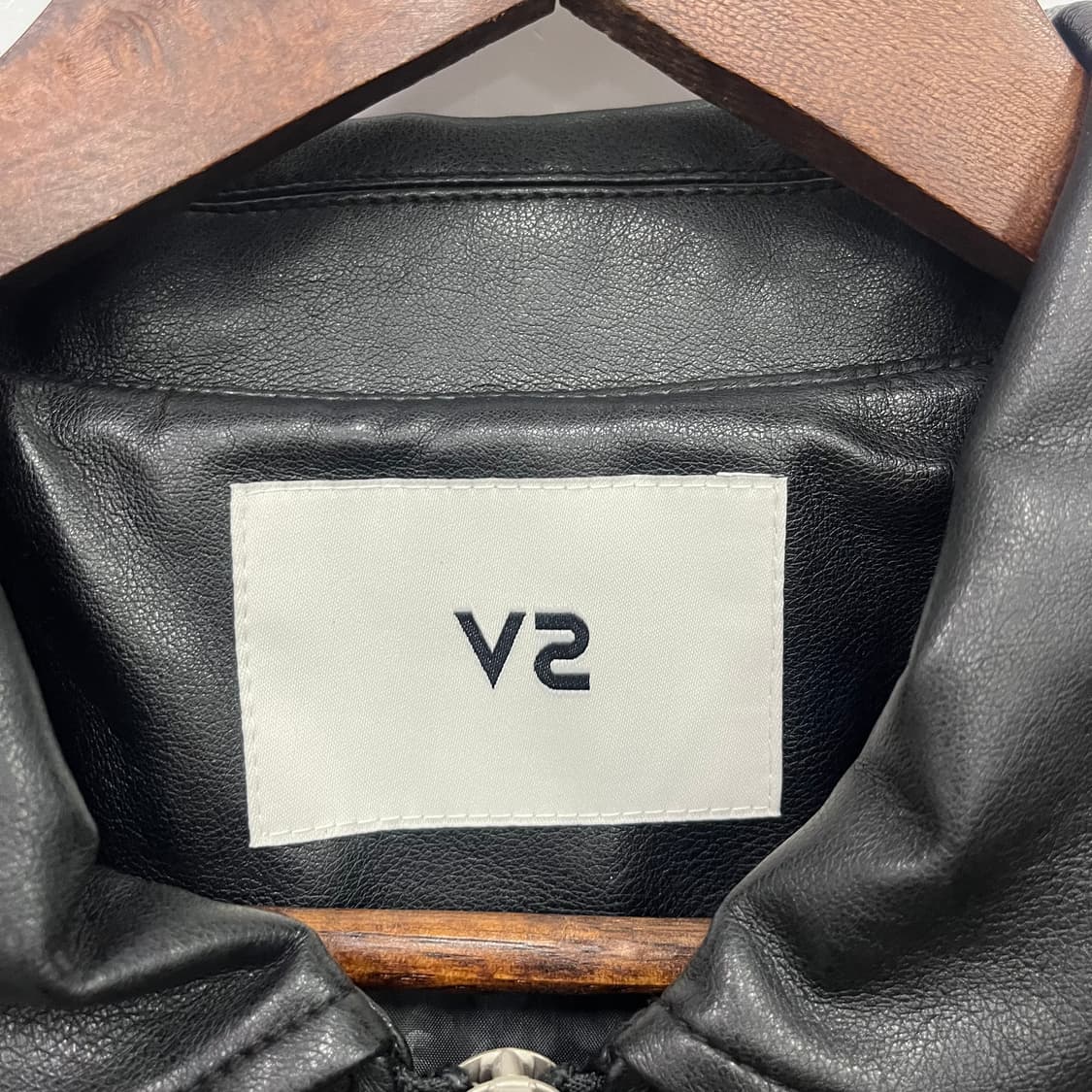 V2 블랙 가죽 자켓 상품이미지2