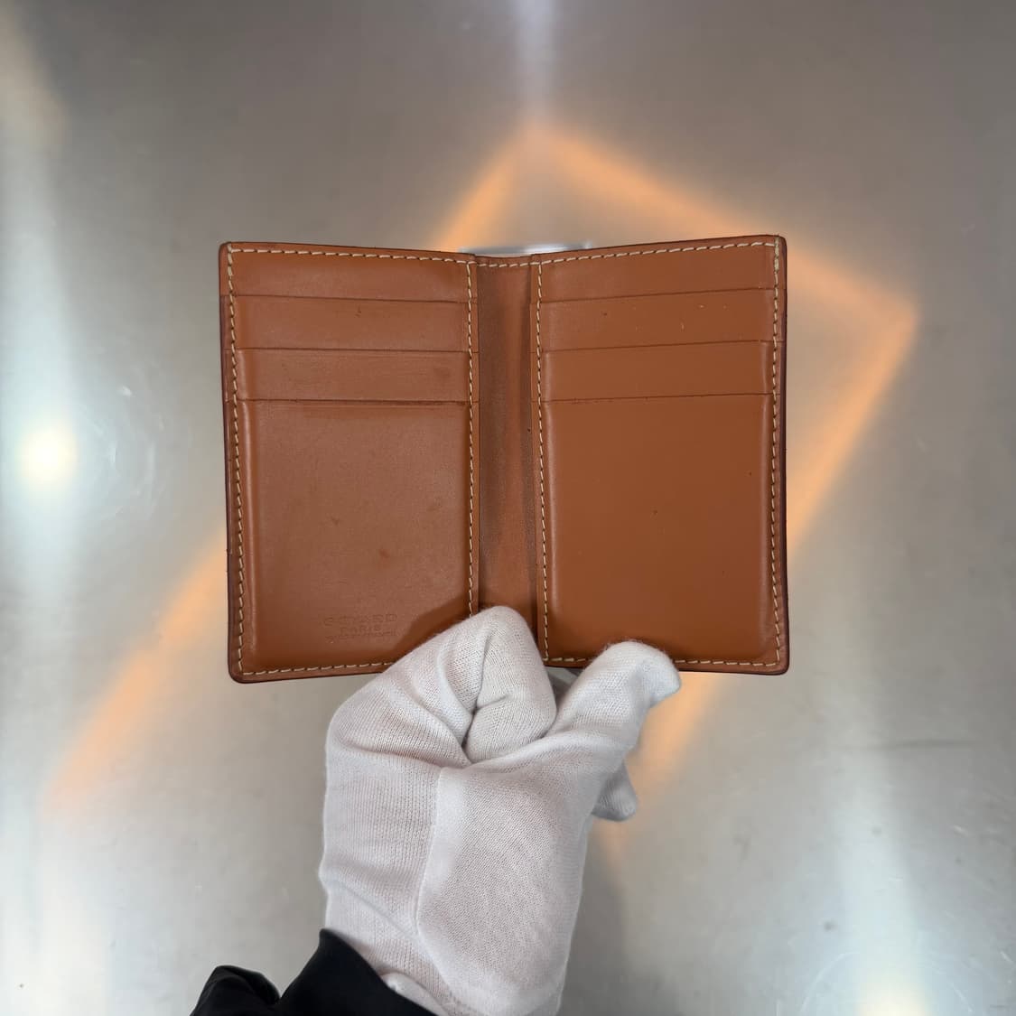 [리오브전포점] 고야드 생피에르 카드 홀더 블랙 탄 상품이미지4