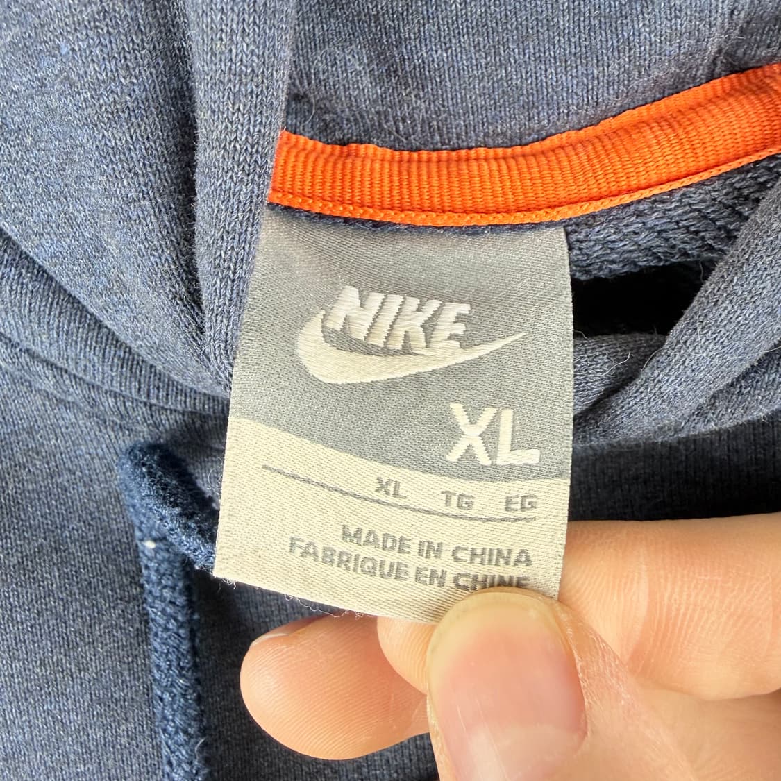 (XL) 나이키 올드스쿨 NSW 후드 티 네이비 상품이미지5