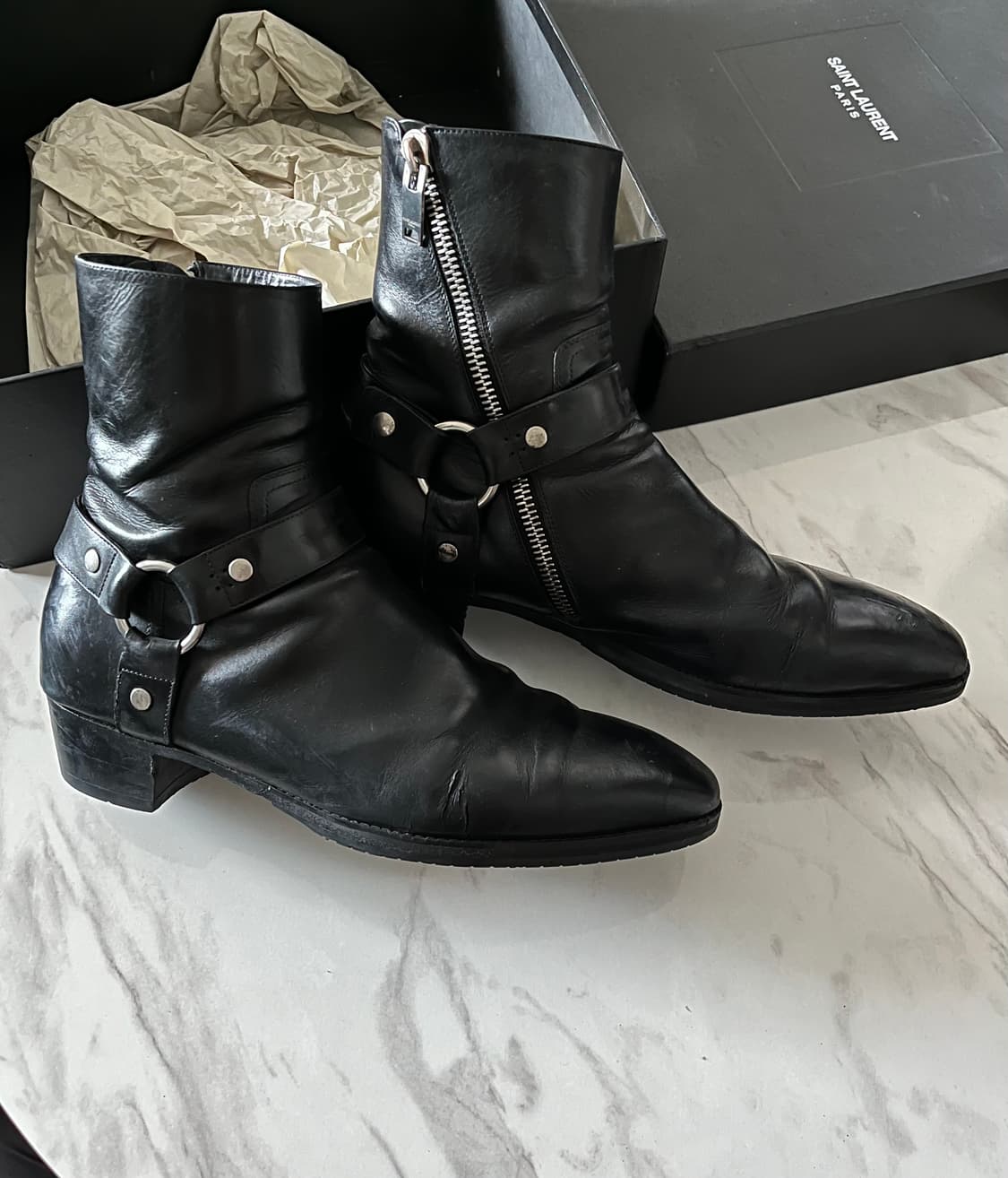 생로랑 13fw 와이어트 하네스 모터 부츠 상품이미지2