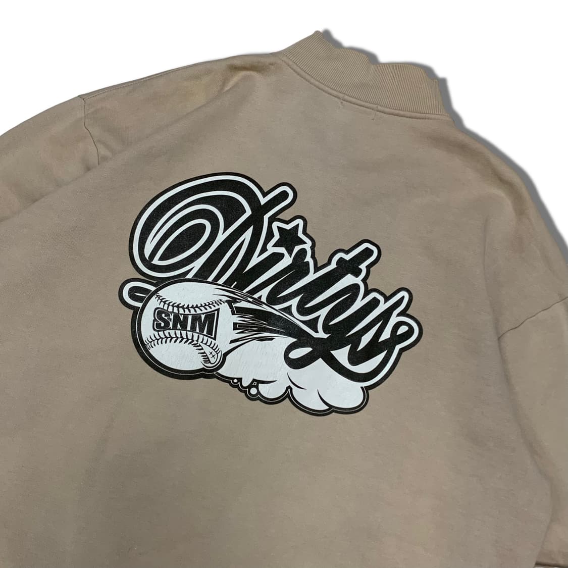 SNM WEAR 더티프린팅 스트릿 스냅 자켓 상품이미지2