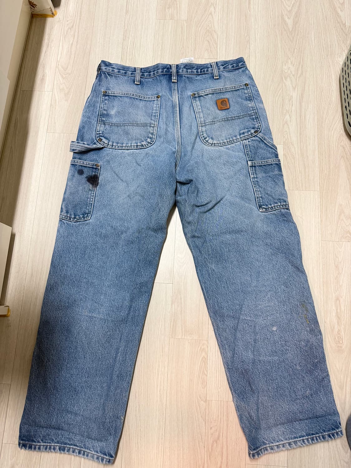 칼하트 빈티지 데님 더블니 B73  상품이미지2