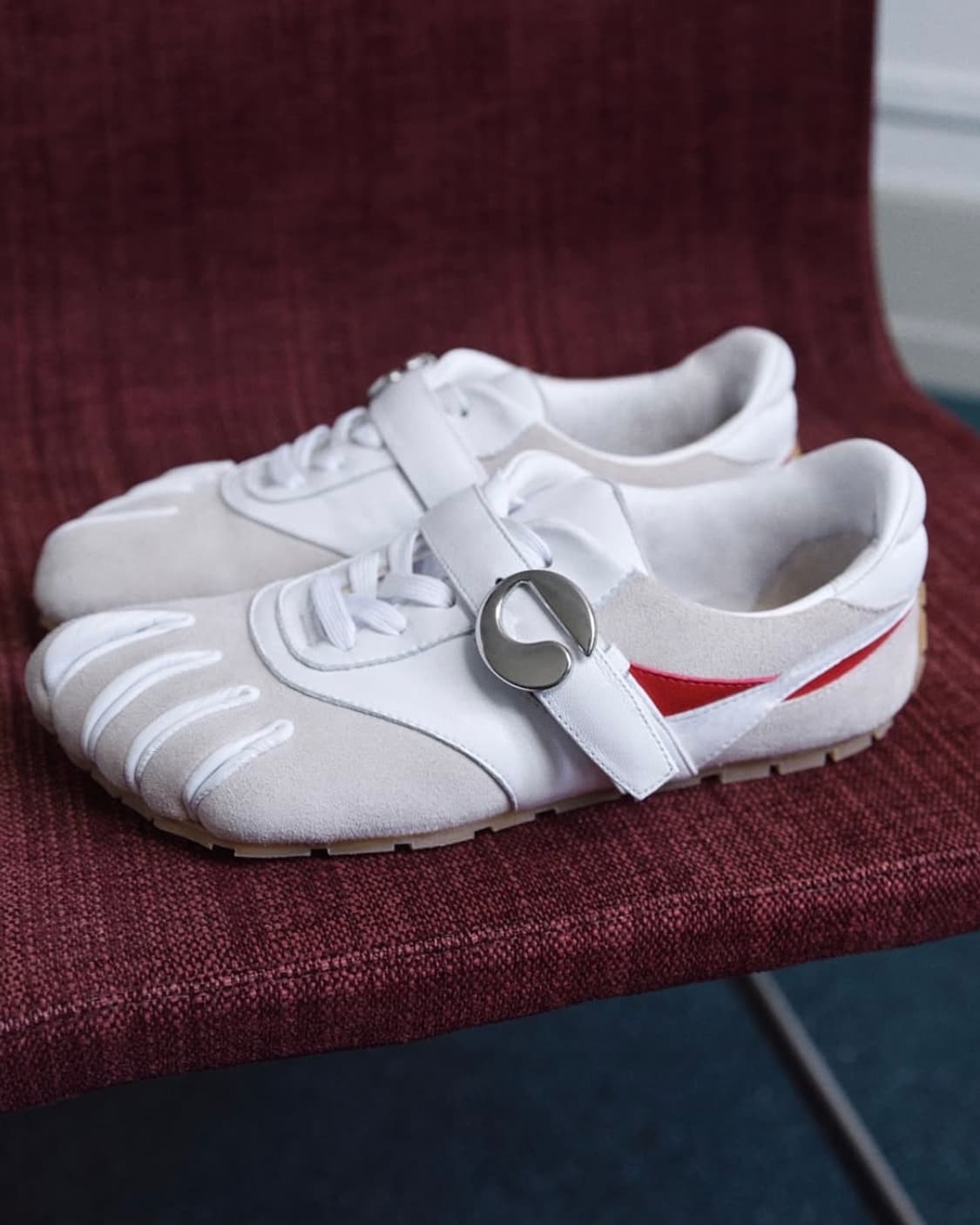 [36,37,38,39]코페르니 25fw 5T 핑거 스니커즈/화이트 상품이미지1