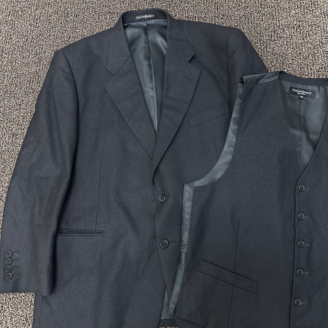 입생로랑 블레이져 정장 베스트 조끼 자켓 105(XL) 상품이미지2