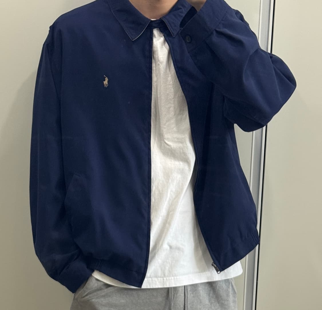 폴로 스윙탑자켓 네이비 XL 새상품급 상품이미지1
