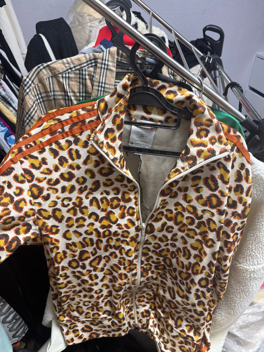 (희귀매물) 아디다스 제레미스캇 레오파드 데미지 져지 상품이미지1