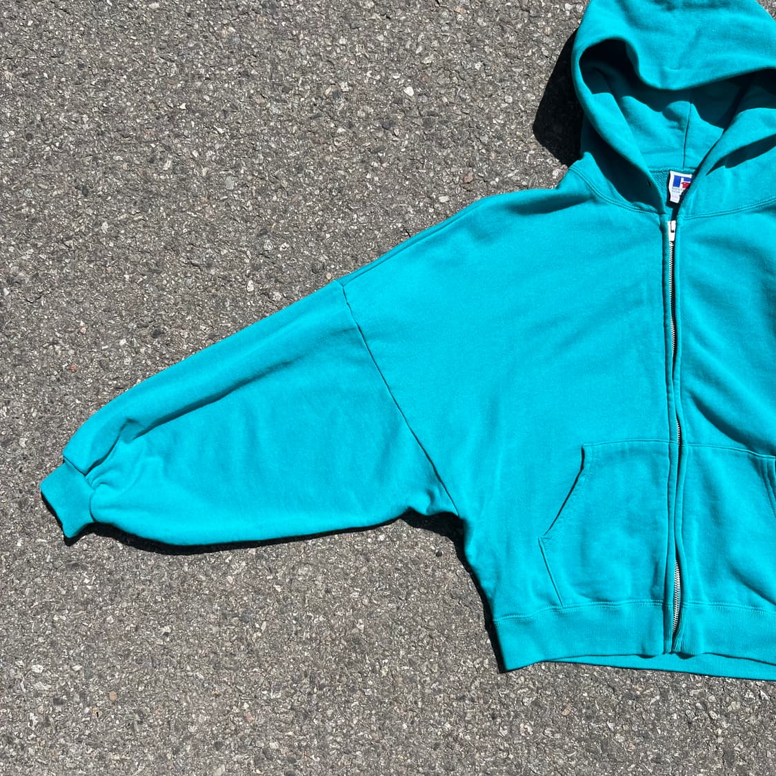 러셀 배트윙 슬리브 집업 후디 상품이미지4